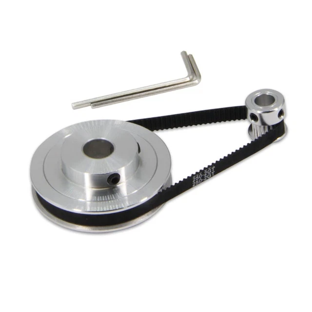 Puleggia GT2 80 Denti In Alluminio Per Cinghia 2GT - 5mm Foro Per Voron 2.4 E Stampanti 3D - Larghezza Cinghia 6mm