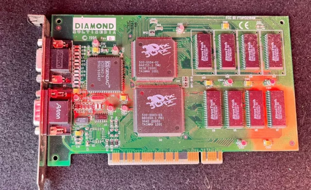 Carte Graphique PCI 3DFX DIAMOND MONSTER 3D 3DFX VOODOO 4MB PCI 23150001-402