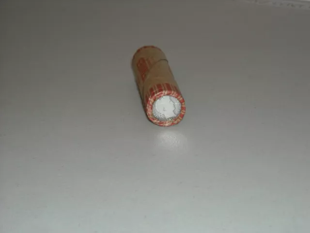 Wheat Penny Roll Crimped 1940's & 1950's Capped With Silver Barber Dime