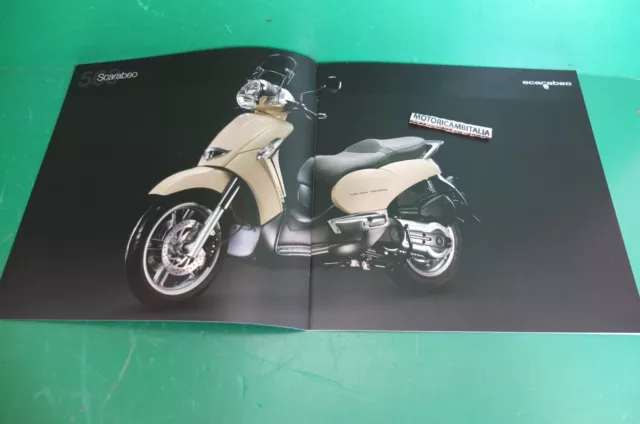 Per Aprilia Scarabeo 500 Maxi Scooter  Catalogo Brochure Depliant Catologue