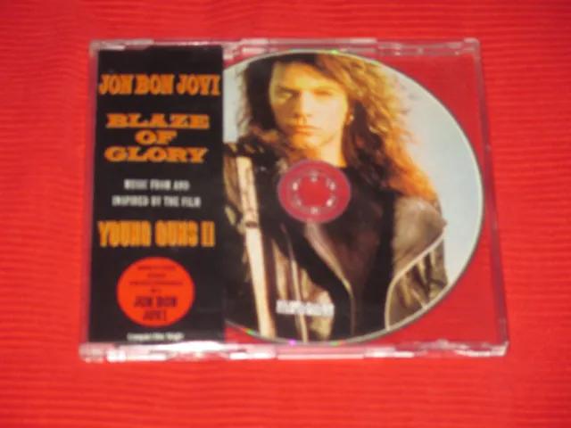 Jon Bon Jovi Blaze Of Glory 1990 3 Track Picture Disc Cd Single