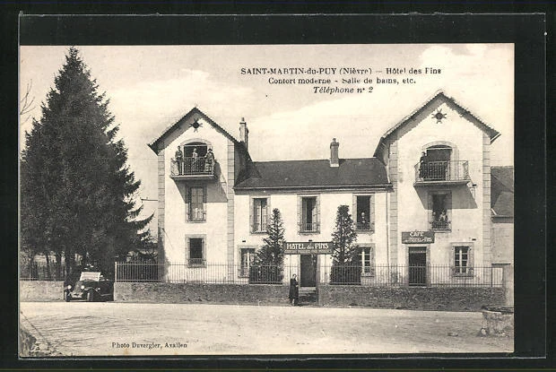 CPA Saint-Martin-du-Puy, Hôtel des Pins
