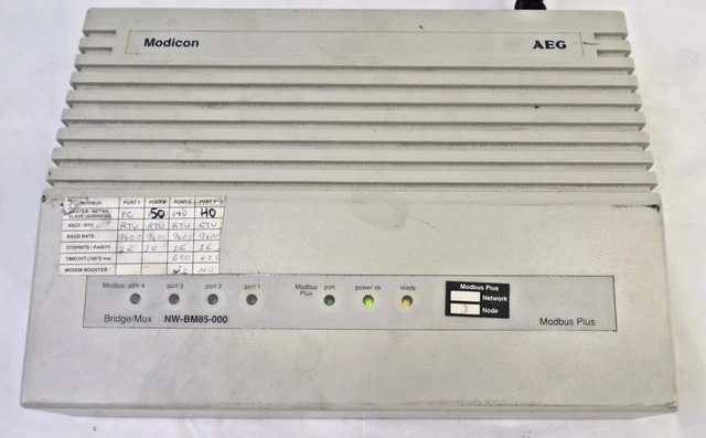 MODICON BRIDGE/ MULTIPLEXER ModbusPlus NW-BM85-000 $783.44 - PicClick CA
