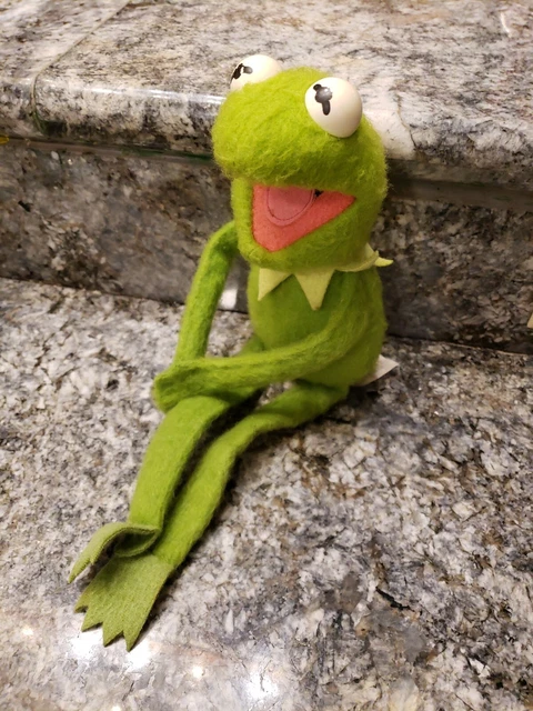 Vintage 1981 Fisher Price Dress-Up KERMIT THE FROG Jim Henson Muppet Plush #857