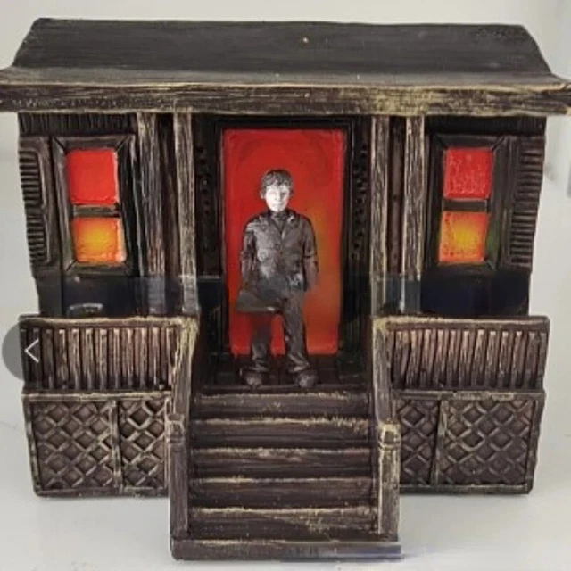 Horror Resin Figure Michael Myers Statue Halloween Decorations Light Up Toys New