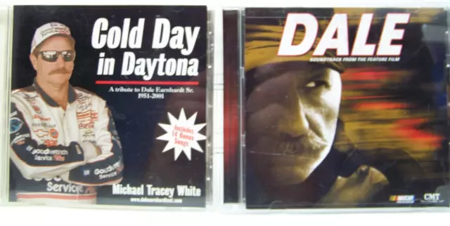 Lot Of 2 Dale Earnhardt Sr. Cold Day In Daytona A Tribute & Dale Soundtrack