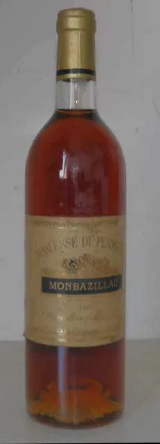 Bouteille Monbazillac Noblesse du Périgord 1986