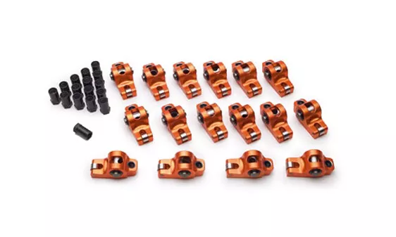 Harland Sharp SBF Roller Rocker Arm Set  1.6 Ratio 7/16 Stud