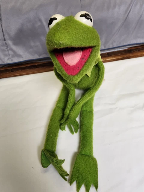 Vintage Plush Kermit the Frog #850 Jim Henson Muppet Doll Fisher Price Toy 1976