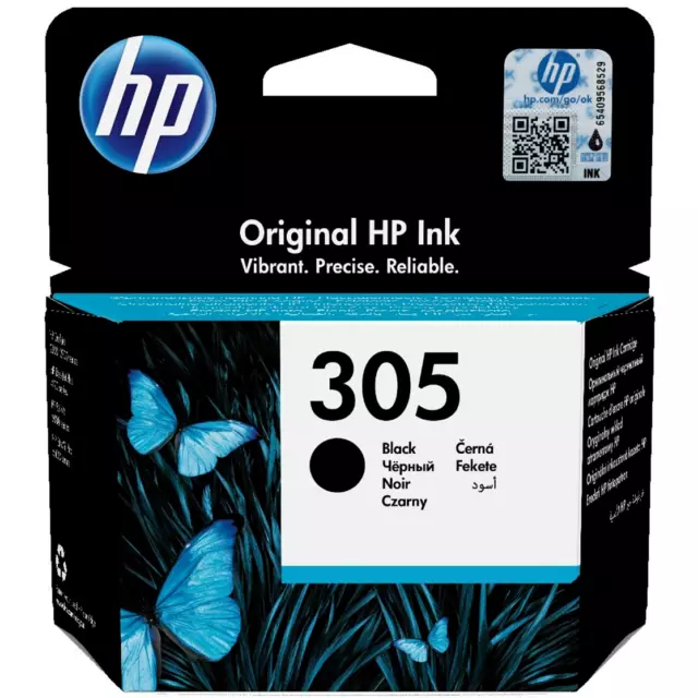 Genuine HP 305 Black Ink Cartridge 3YM61AE | FREE 🚚 DELIVERY