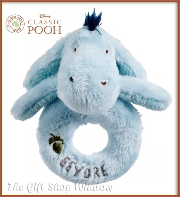 Classic Winnie The Pooh Ring Rattle Official Disney - Eeyore Tigger Or Piglet