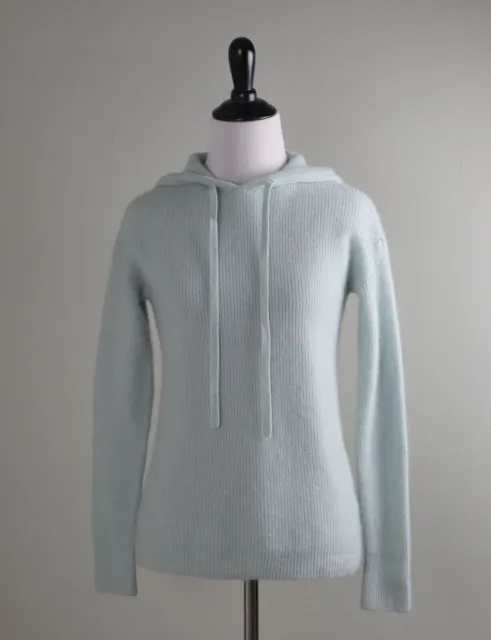 HARPER LANE $128 Soft Knit 100% Cashmere Hoodie Pullover Sweater Top Size XS