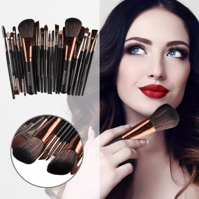 fr 22pcs Makeup Brushes Set Cosmetic Foundation Blush Eye Shadow Lip Blend Brush