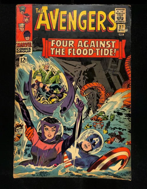 Avengers #27 Attuma! Beetle! Silver Age! Marvel 1966