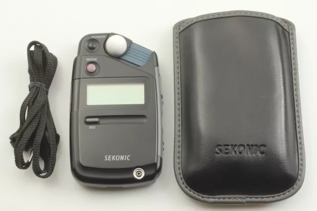 【Mint w/case】 Sekonic L-308 FlashMate Digital Light Meter From JAPAN #079