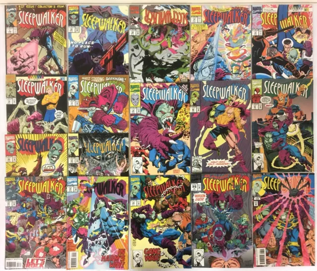 Sleepwalker 1991 Marvel 17 Comic lot issues # 1-29 VF to VF/NM Grade 8.0 to 9.0