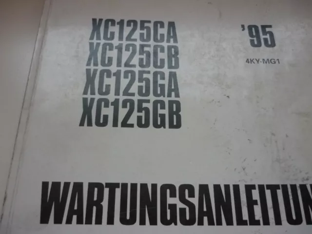 Werkstatthandbuch / Workshop Manual Yamaha MBK XC 125 CA / CB / GA / GB  1995 2