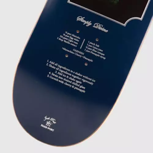 Passport Skateboard Deck Cocktail Pro Josh Pall Blue Lagoon 8.5" Pass~Port 3