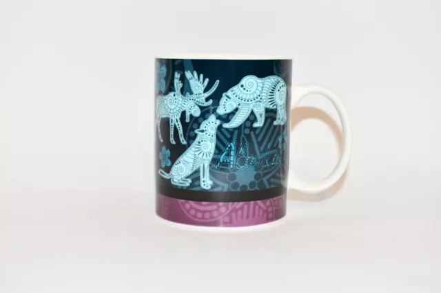 Artic Circle Anchorage Alaska Multicolor Animals 12 oz. Coffee/Tea Cup/Mug