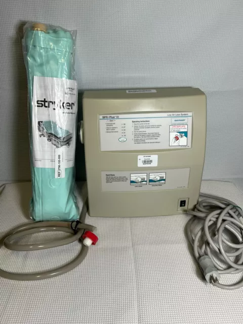NEW Gaymar SPR Plus III Air Pump CL360 w Stryker Medical Air Mattress Overlay