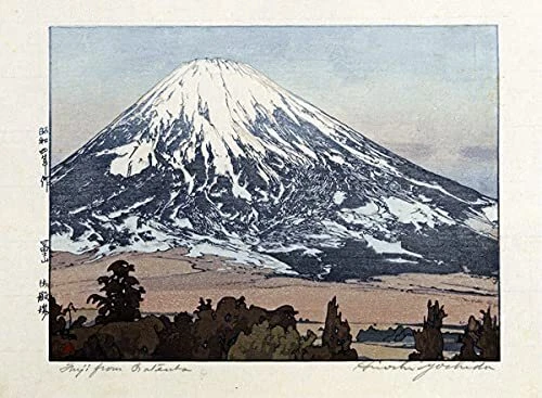 Hiroshi Yoshida Print Mt. Fuji Gotemba 1929 56X41Cm Large Poster Size Reproducti