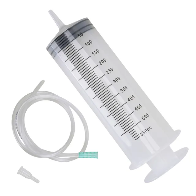 Oil Suction Vacuum Transfer Syringe Pump Extractor Gearbox 550ml 2