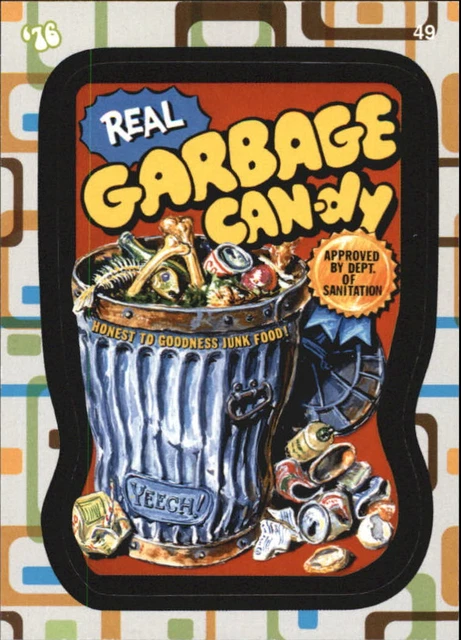 2008 Wacky Pack Flashback Series 2 #49 Garbage Candy