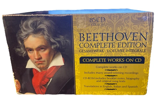 LUDWIG VAN BEETHOVEN: Complete Edition - Naxos (90 CDs) EUR 87,11