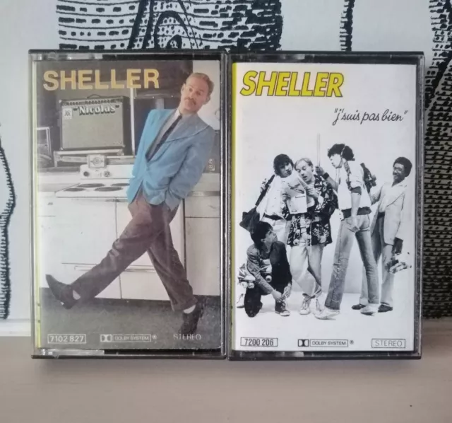 Lot 2 X K7 William Sheller Nicolas + J'Suis Pas Bien 1980 Et 1981 Cassette