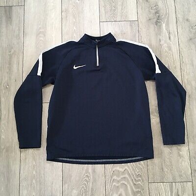 Nike kids sweatshirt 13 - 15 years dark blue 1/4 zip sweater jumper