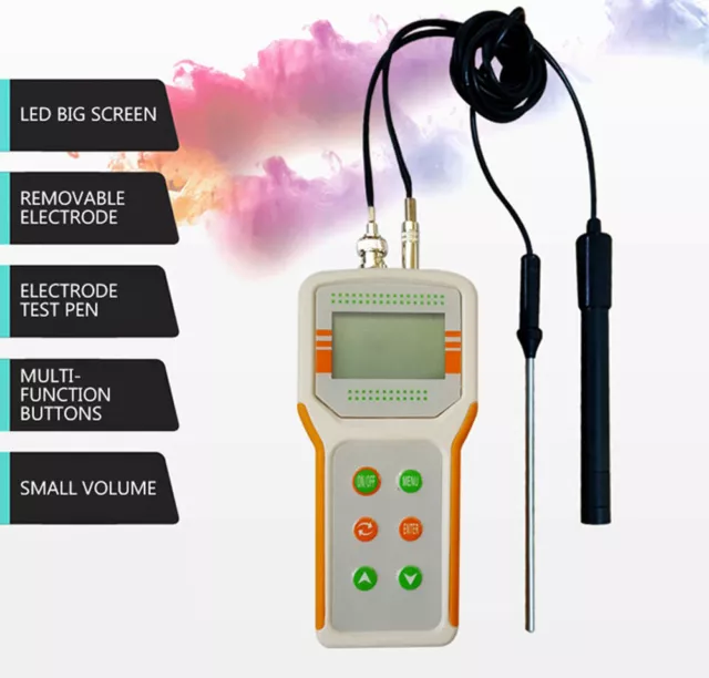 Portable Dissolved Oxygen Detector Meter Digital Water Quality Analyzer 0-20mg/l