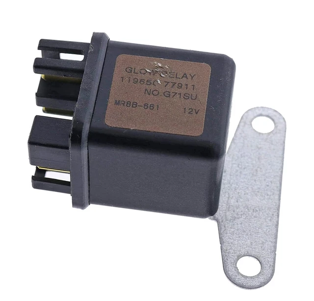 12V Timer Relay For Kubota 15694-65992 15694-65990 S81NL SBA385870500 Lamp Timer Glow Plug Relay