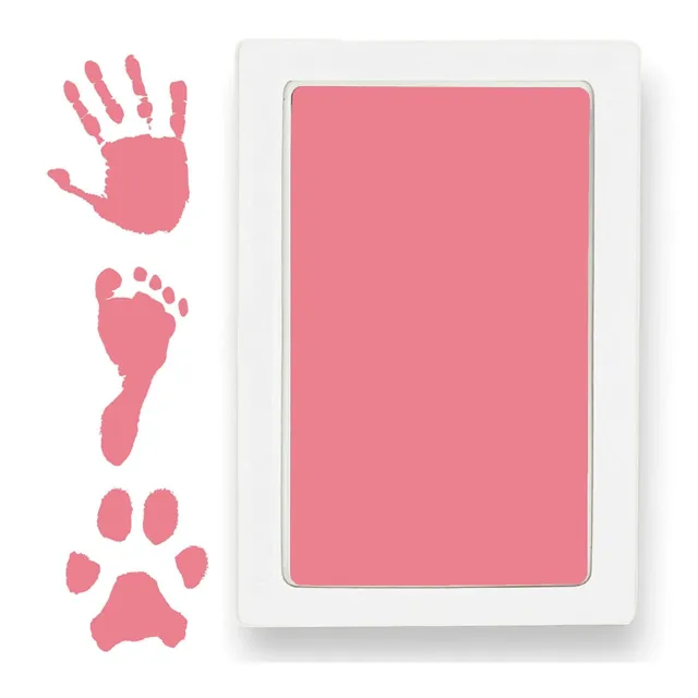 Newborn Baby Footprint Handprint  Photo Frame Kit Safe Inkless Wipe Gift Pet Paw