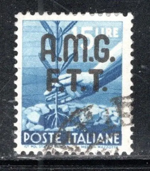 Italy  Italian Trieste Overprint Amg Ftt  Stamps Used Lot 1024Ar
