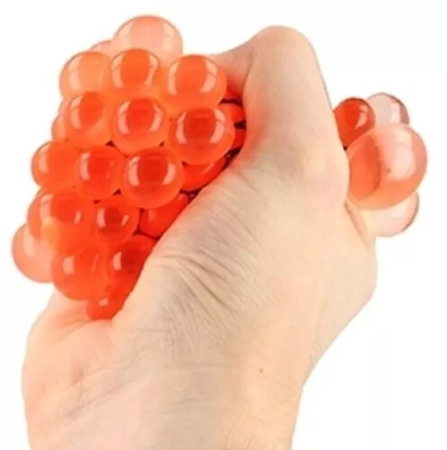 Keycraft Gooey Malla Bola - NV19 Estrés Squeeze Juguete Sensorial Slime Red Goo