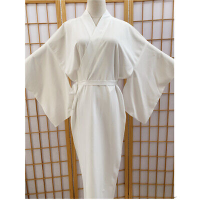 Men Women Japanese Bathrobe Gown Unisex Kimono Chiffon Yukata Inner Retro Summer