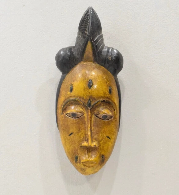 African Mask Baule Tribe Passport Mask Mali