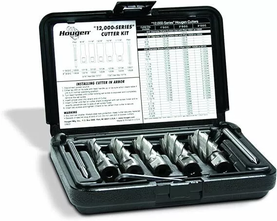 Hougen 12002 12,000 Series Annular Cutter Kit 9/16, 11/16, 13/16