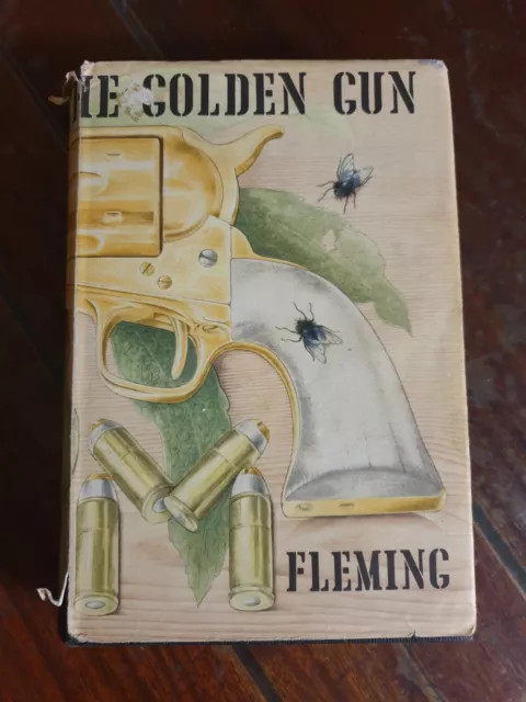 The Man With The Golden Gun Ian Fleming 1st / 1st Print 1965 JONATHAN CAPE  HCDJ