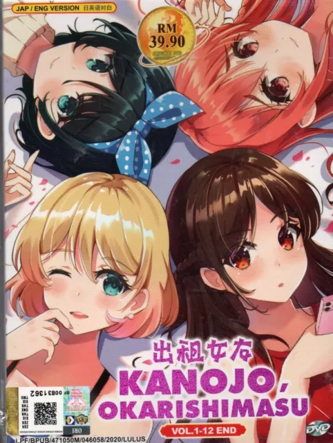 ENGLISH DUBBED Kanojo, Rent-a-Girlfriend Season 2 (VOL.1-12End) DVD All  Region