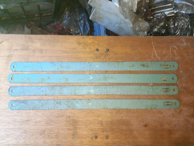 4 Pieces England HSS Power Hacksaw Blade ESC Cyclone 425mm x 25mm 10T (17" x 1")