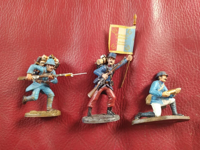 Lot De 9 Soldats De Plomb Allemands/Autrichiens 1914-1918 - Hauteur 4cm - Collection
