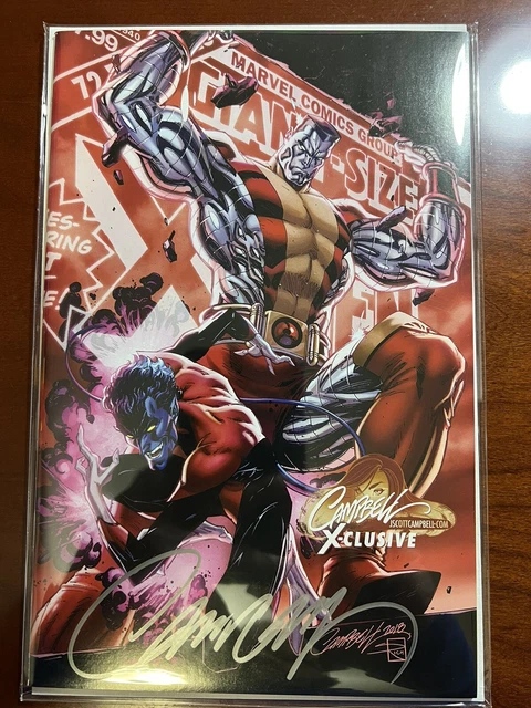 Uncanny X-Men 1 C Marvel  2018 NM Signed J Scott Campbell Colossus Variant