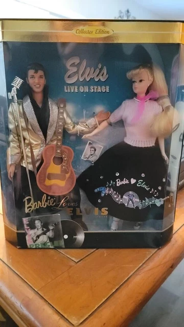 Vintage 1996 Barbie Loves Elvis Collector Edition Doll Set - New in Box - Rare 