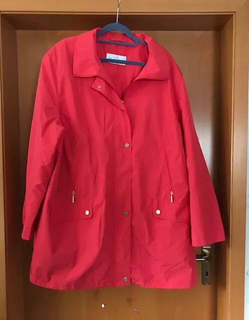 Ulla Popken lg.Jacke Gr.50/52 - himbeerrot