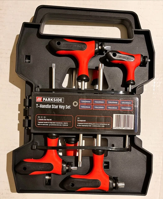 PARKSIDE THANDLE STAR Key Set 8piece set £16.99 PicClick UK