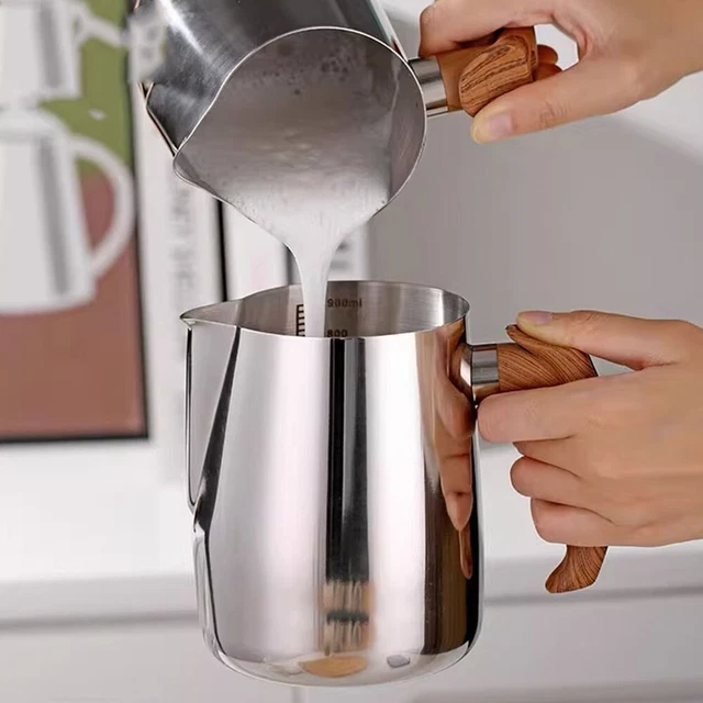 Sonew Tasse à Mousse De Lait Pichet à Lait 600ml Tasse De Mousse à Café