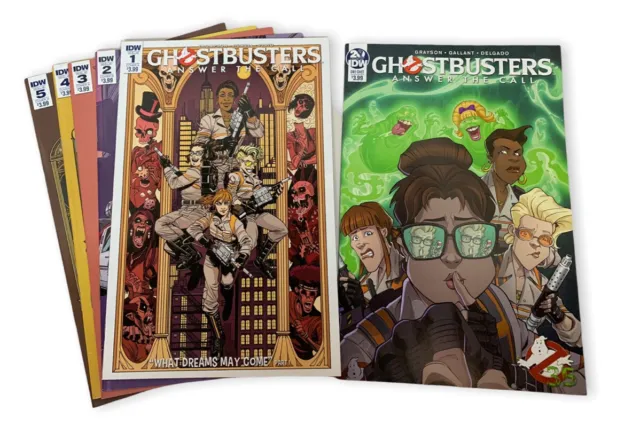Ghostbusters Answer The Call - Plus 35th Anniversary Special Comic Book LOT of 6