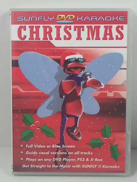 Sunfly Karaoke Christmas Traditional Carols 13 Tracks PAL VGC