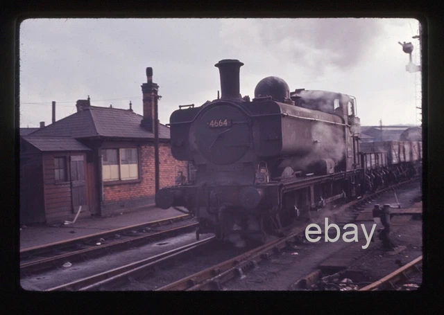 ORIGINAL 35MM SLIDE - ex GWR 4664 shunting at Worcester on 20.2.65. £10 ...